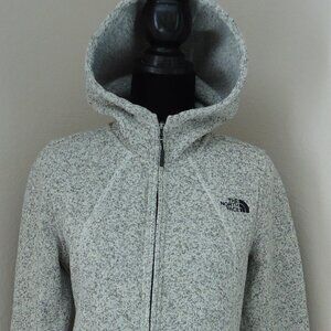 SIZE M. The North Face fleece hooded jacket.